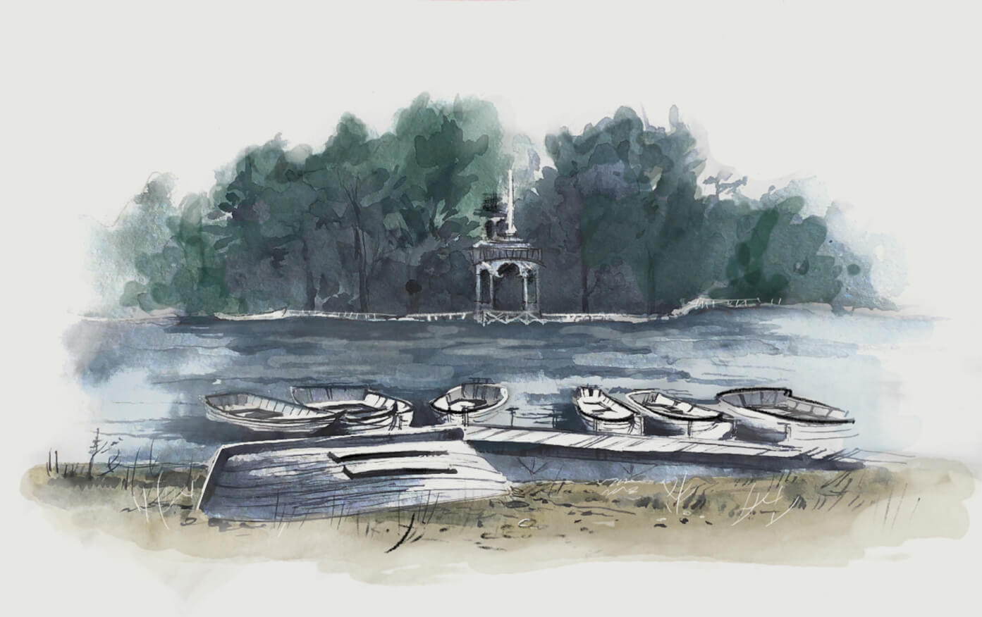 Рощино в XIX веке